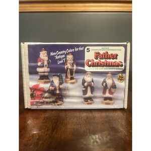 New Sealed Father Christmas Wee Crafts Vintage Chocolate Mold 3D Painting Craft‎